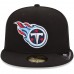 New Era Tennessee Titans Black 59FIFTY Fitted Hat 1019858